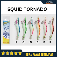 Umpan Pancing Cumi squid Tornado squid jig umpan mancing cumi