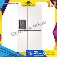 LG Nett 635L Side By Side Inverter Refrigerator GC-L257KQKW (Beige)
