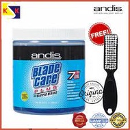 Original Andis Blade Care Plus Dip Jar Grooming Tools Washer U.S.A 480ml (16 oz) Free Fade Brush