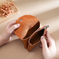 Leather Coin Purse Men Women Coin Bag Coin Purse Multifunctional Small Wallet Card Key Leather Coin 