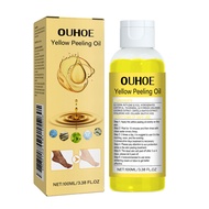 OUHOE Yellow Exfoliating Oil Hydrating Moisturizing Skincare Body Skin Cleansing Brightening Tone