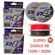 EUPRO ZAINUS R8 BRAIDED 8X FISHING LINE TALI PANCING 8 SULAM 836 braided fishing line fishing line