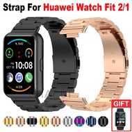 Stainless Steel Strap Band Metal Bracelet for Huawei Watch Fit 2 3 / Huawei Watch Fit Special Edition