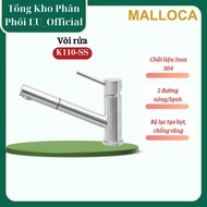 Malloca K110-SS Sink Faucet – High Quality 304 Stainless Steel, Hot and Cold