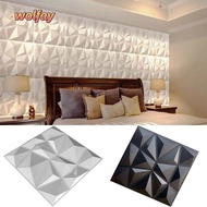WOLFAY  Wall Sticker,  Wall Tiles Decorative Wall Panel, Wall Renovation with Diamond Design Art Home Decor Wall Paper Living Room Bathroom Kitchen