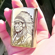 Bật Lửa Zippo Tộc Trưởng Đồng Nguyên Khối Đáy Ngược Đời La Mã E-XIII ( Tặng Đá Bấc ) Hộp Quẹt Zippo