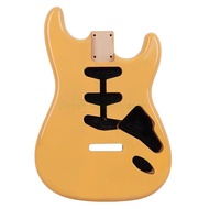 Alder Wood ST Guitar Body Glossy Candy Gold for SSS pickup DIY Custom Strat Guitar Eectric Guitar Re