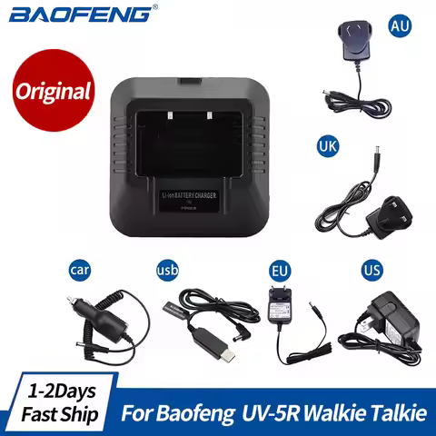Baofeng UV-5R EU/US/UK/AU/USB/Car Battery Charger For Baofeng UV-5R DM-5R Plus Walkie Talkie UV 5R H