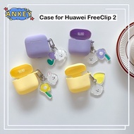 Case for Huawei FreeClip 2 Earphone Protective Cover Anti-fall Soft Silicone Wireless Bluetooth Earb