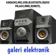 Speaker Aktif Polytron Karaoke Mic 9502 Bluetooth Radio Usb Aux Pma