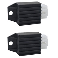 wsustore--2X 12V 4 Pin Rectifier Regulator for 50Cc 90Cc 110Cc 125Cc Pit Quad Dirt Bike Atv