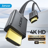 Jasoz 4K HDMI Cable สาย HDMI to HDMI ชายไปชาย 2.0 สาย พร้อม 3D สำหรับ ต่อเข้าคอม 4k ของแท้ สายอากาศทีวี Cable for สายเชื่อมต่อTV สายทีวี Monitor