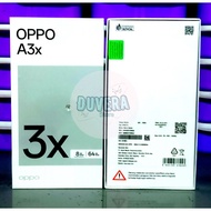 OPPO A3X 8/64 RAM 8/64 CELLULAR BOX ORIGINAL OPPO A3X HP BOX ORIGINAL