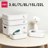 Deli Container Box Plastic With Lid Storage 3.6L/7L/8L/15L/22L Basket Multipurpose