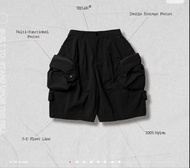 Goopimade “WIDE 11” Big Boy Utility Shorts Deep colorways / Edition II - Black Size3