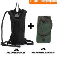 Tas Sepeda Motor Trail Hidropack + Waterbladder - Tas Kantung Air Minum 3 Liter Kms Termurah Ready T
