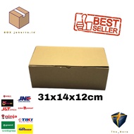 Cardboard box size 31x14x12 cm