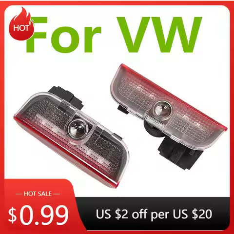Emblems LED Car Door Welcome Logo Projector Ghost Shadow Light Accessories For VW Tiguan MK1 MK2 Sci