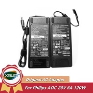 Genuine ADPC20120 Adapter 20V 6A 120W Charger For AOC PD2710QC AG271QX EX3501R PHILIPS AG271QG 272G5