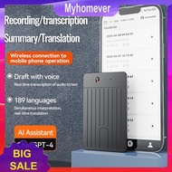 ChatGPT-4 AI Voice Recorder Transcribe & Translation Meeting Note Voice Recorder