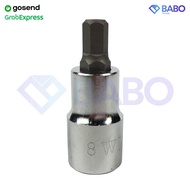 MATA Hex BIT SOCKET KEY L KEY 1/2" HEX BIT SOCKET 8X55 mm