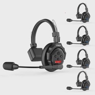 Synco XTalk  X5 2.4GHz Wireless Intercom System Remote Headsets Wireless Microphone Expanded Team Co