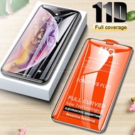 11D Curved Edge Screen Protector For iPhone 7plus 8plus 6 6S Plus XR XS Max X Glass Protective Film