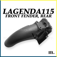 YAMAHA LAGENDA SRL115Z - FRONT FENDER, REAR (MATTE BLACK) 31D-F1556-00 MAGAT MUDGUARD BELAKANG LAGEN