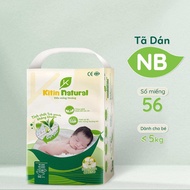 Tã Dán Kitin Natural size NB ( <5kg) Tinh Chất Trà Xanh Kháng Khuẩn Mát Da An Toàn Cho Bé Thương Hiệ