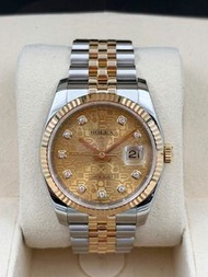 [SOLD OUT]二手 USED  ROLEX 勞力士 DATEJUST 116233 金色電腦鑽石字 2012年