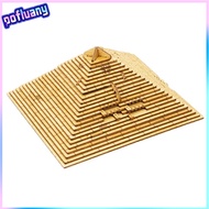 Wooden Pyramid Toy Patience Puzzle Box 3d Wooden Pyramid Puzzle Toy Brain Teaser Riddle Game Educati