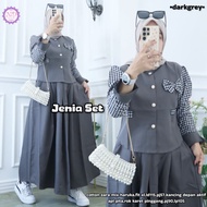 Adrea / Jenia set by N&D, modern women's skirt set, cotton zara mix haruka, super cool, trendy