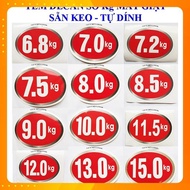 10 pcs WASHING MACHINE KG NUMBER DECAL STICKERS with self-adhesive glue - Pana Sanyo Aqua Toshiba br