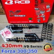 RCB VD Series Absorber Honda Forza300 Forza350 430mm Black Gold Monoshock Motor Absorber Forza 300 3
