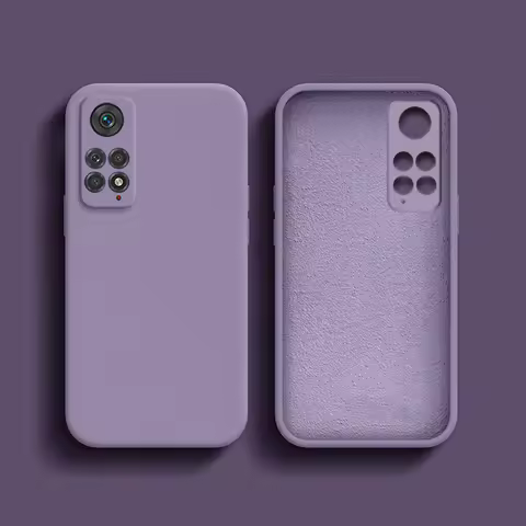 Original Liquid Silicone Case For Xiaomi Redmi Note 11 12 10 9 8 7 6 5 Pro Note 12s 11s 10S 9S 12 Pr