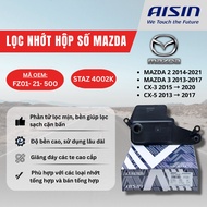 AT transmission oil filter for MAZDA 2,3, CX3, CX5 OEM code FZ01-21-500 brand Aisin STAZ