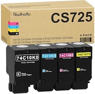 Remanufactured CS720 Toner Set High Yield (4 Pack) Replacement for Lexmark 74C10K0 74C10C0 74C10Y0 7