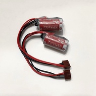 YY 1pce ER17/33 3.6V PLC Industrial Control Lithium Battery With 4 Wire Small Yellow Plug