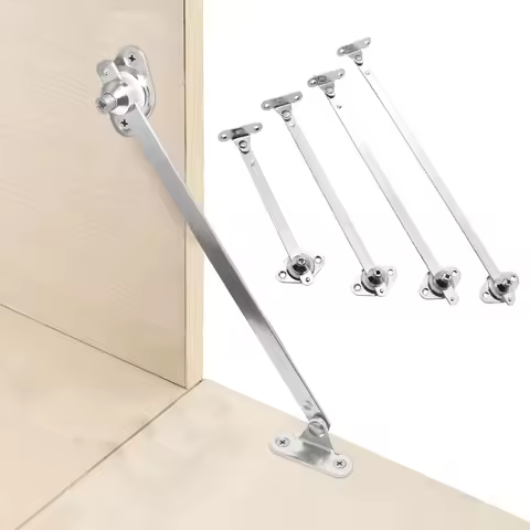 2Pcs Cabinet Door Support Rod Lower Door Lift Support Furniture Cabinet Door Kitchen Cupboard Hinges