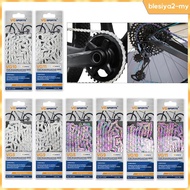 [BlesiyaedMY] Bike Chain 8-11 Speed 116 Links Chain for Folding Bike Racing MTB Sports