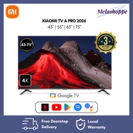 Xiaomi TV A Pro 2026 | 43" / 55" / 65" / 75" - Smart Google TV | 4K QLED 120Hz | 3 Years Xiaomi Warr