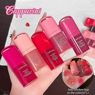 CAPPUVINI 8 Colors Water Gloss Lip Glaze Mirror Moisturizing Natural Lipstick