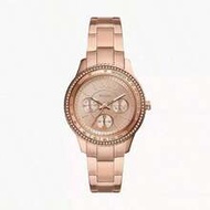 Fossil Stella Sport Rose Gold Dial Women's Analog Watch ES5106