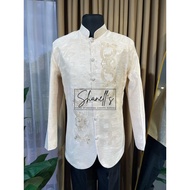 Trendy  Coat Barong Edward for Men Menswear Tops Lingerie Beige