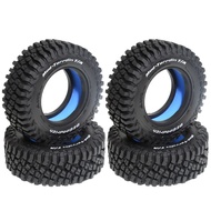 4pcs 1.9 Inch Rubber Tyres 90x36mm for 1/12 1/10 Crawler Car Compatible with MJX H12Y+ AXIAL SCX10 T