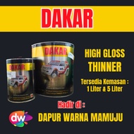 HITAM [Sulsel-Sulbar] Dakar High Gloss Thinner (Black Dakar Thinner)