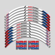 17inch Motorcycle Accessories Rim Wheel Sticker Reflective Decals For Honda HRC REPSOL CBR250 RR CBR