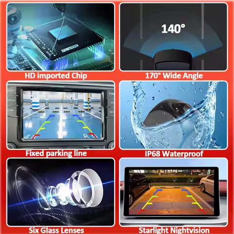 HD Fisheye Rear View Camera Car Backup Reverse Parking Monitor For Toyota Land Cruiser L200 4000 570