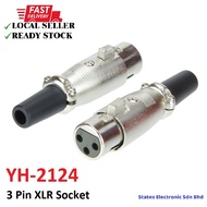 3 Pin XLR Socket - YH-2124
