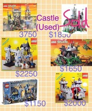 Lego 城堡系列 (已砌）6073 6074 6082 6090 8813 Bricklink 19001